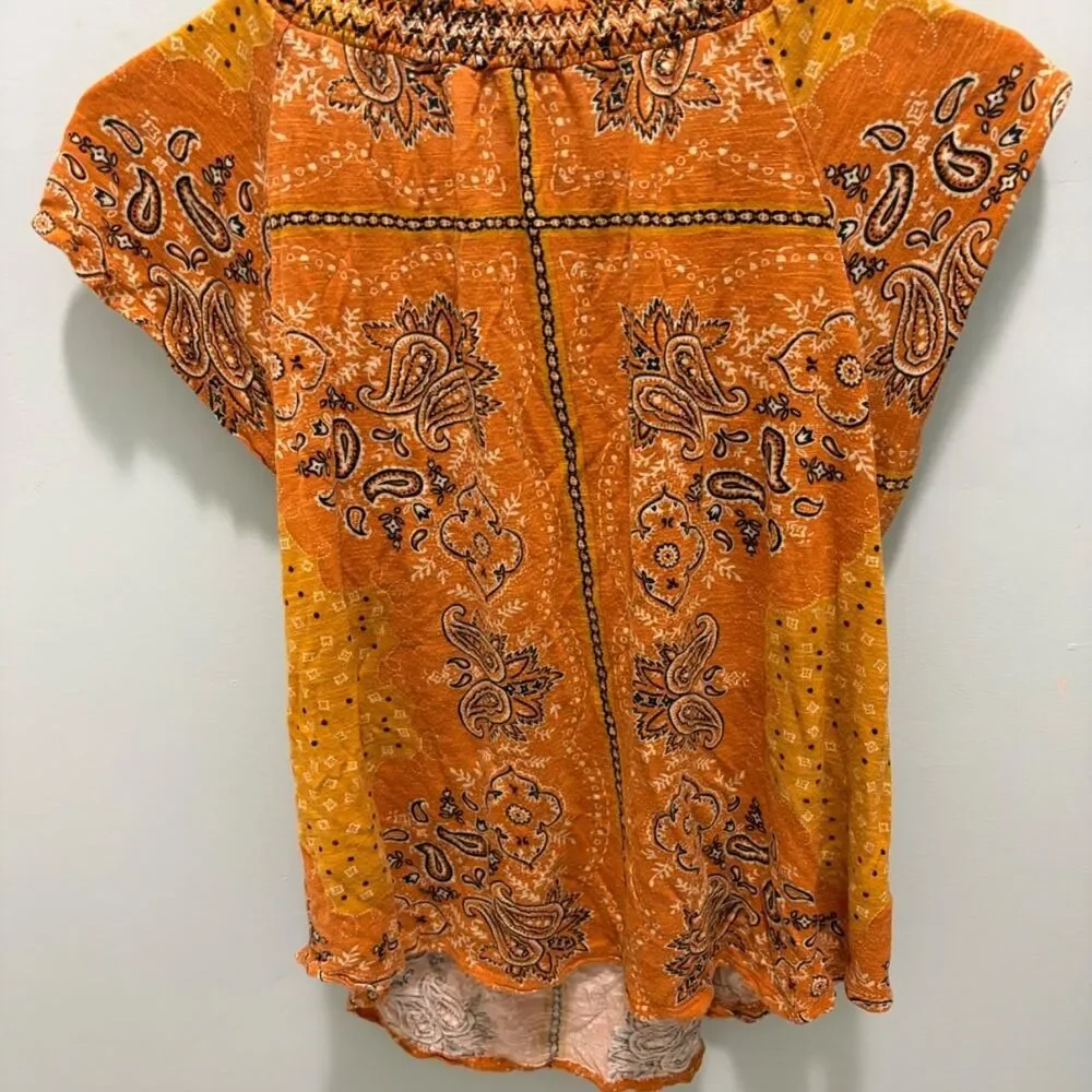 Democracy Women's Orange Blouse